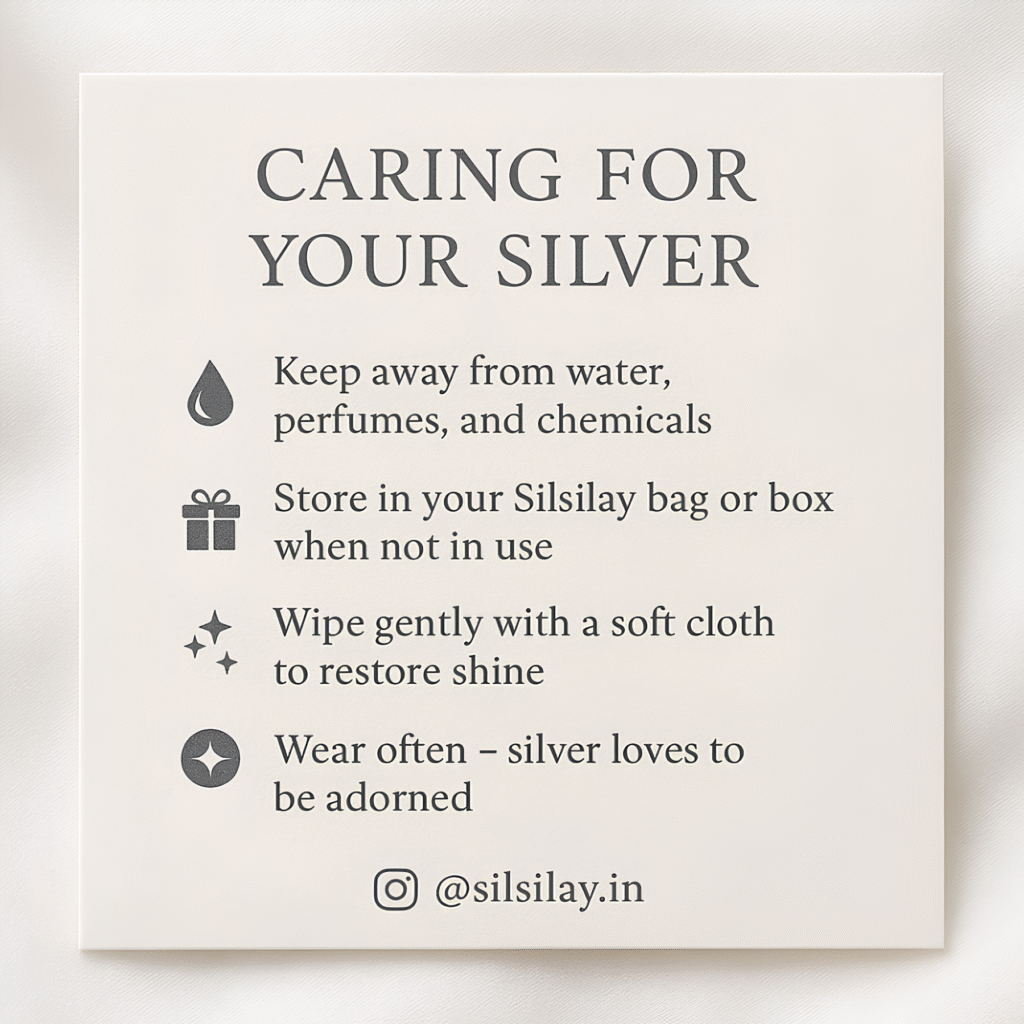Silver Jewelry Care Guide