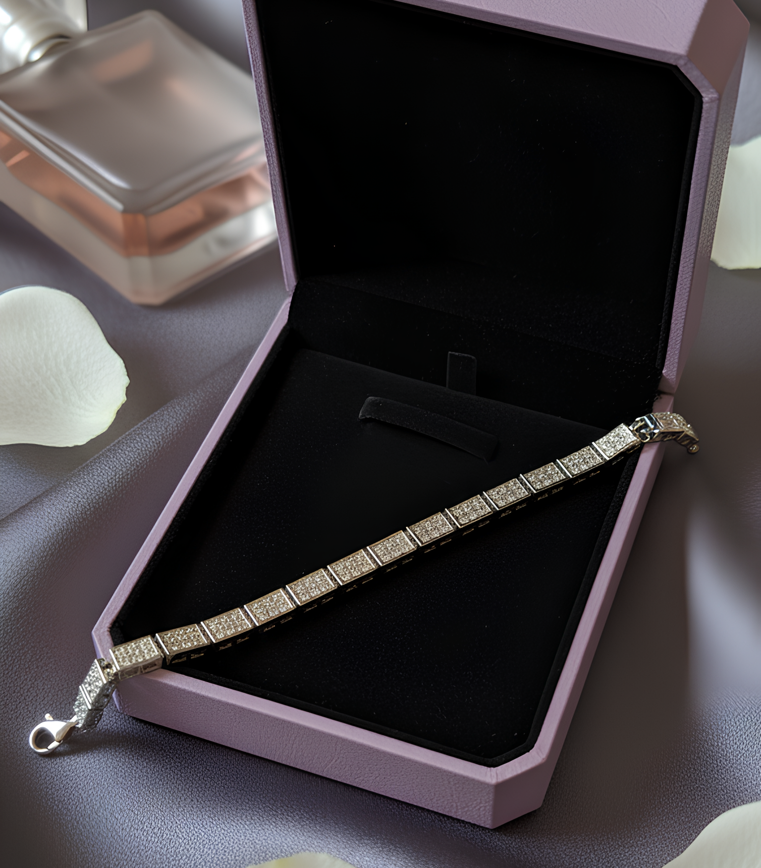 Zareen Silver Link Bracelet by Silsilay - Image 2