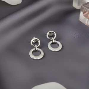 Afsheen — hoops that shimmer like starlight. Balanced, radiant, and endlessly graceful.