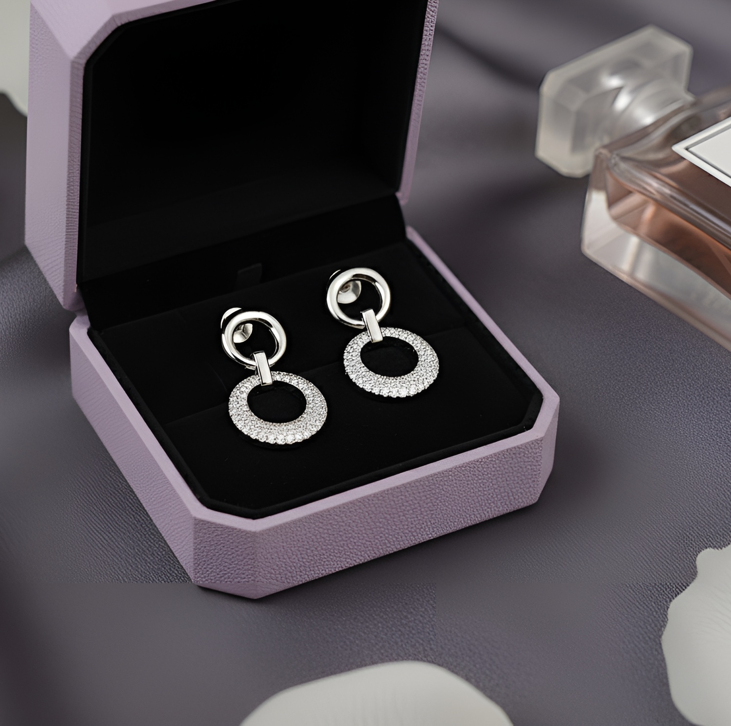 Afsheen — hoops that shimmer like starlight. Balanced, radiant, and endlessly graceful.